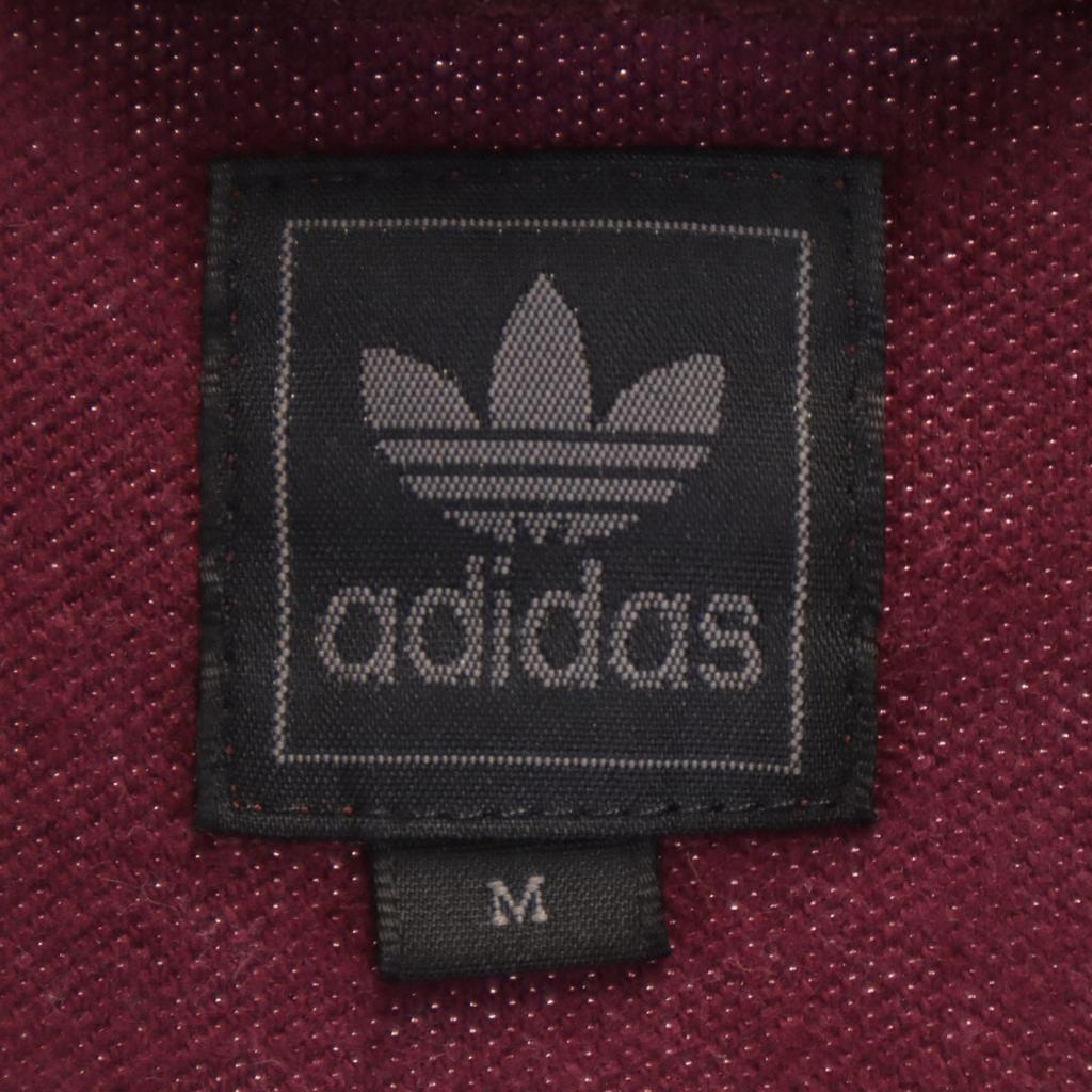 Adidas Вышитый логотип Трилистника Олимпийка M Бордовый Джерси Мужской Б/у