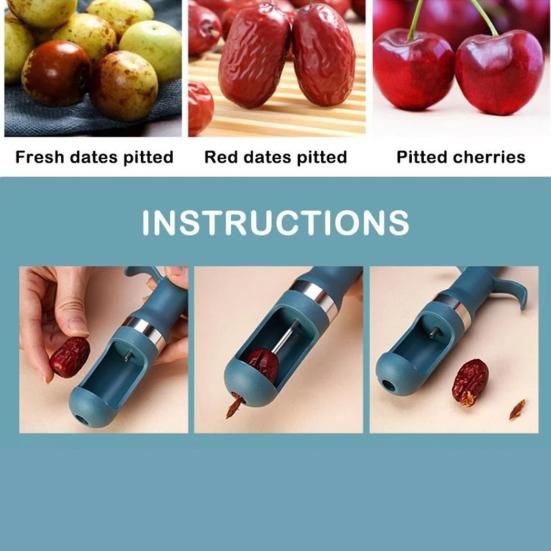 1/2 шт., инструмент для удаления косточек из нержавеющей стали для вишневых и оливковых косточек для легкого удаления косточек, многофункциональный инструмент для удаления фруктовых камней