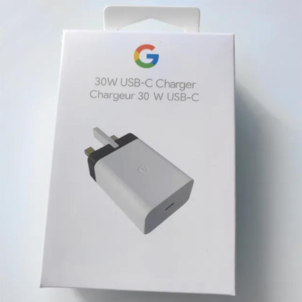 Оригинальное быстрое зарядное устройство PD 30 Вт с вилкой EU/US/UK, адаптер питания USB-C для Google Pixel 9A 8A 7A 6A 9 8 7 6 Pro 5 4XL, быстрая зарядка телефона