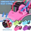 Multiple Roll Cut Heat Tape Dispenser With Pen Holder Semi-Automatic Desk Tape Dispenser For Home School And Warehouse