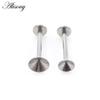 Alisouy 1PC G23 Titanium Funnel Screw Thread Ear Tragus Helix Bar Labret Lip Ring Cartilage Stud Earring Piercing Body Jewelry