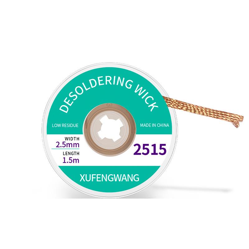 1Pcs Soldering Wick Tin Lead Cord Flux 1-4Mm 1.5/3Meter Desoldering Mesh Braid Tape Copper Welding Point Solder Remover Wire