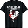 Emotional Support Funny Rooster Cock Joke Humour Rude Gift T Shirt