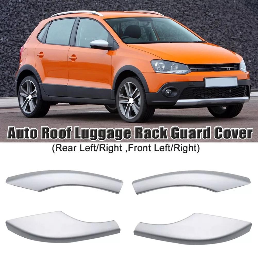 Front Rear Left Right Roof Luggage Rack Guard Cover For VW/CROSS/POLO 2007-2011 Luggage Bar Rail End Shell Car Exterior Parts