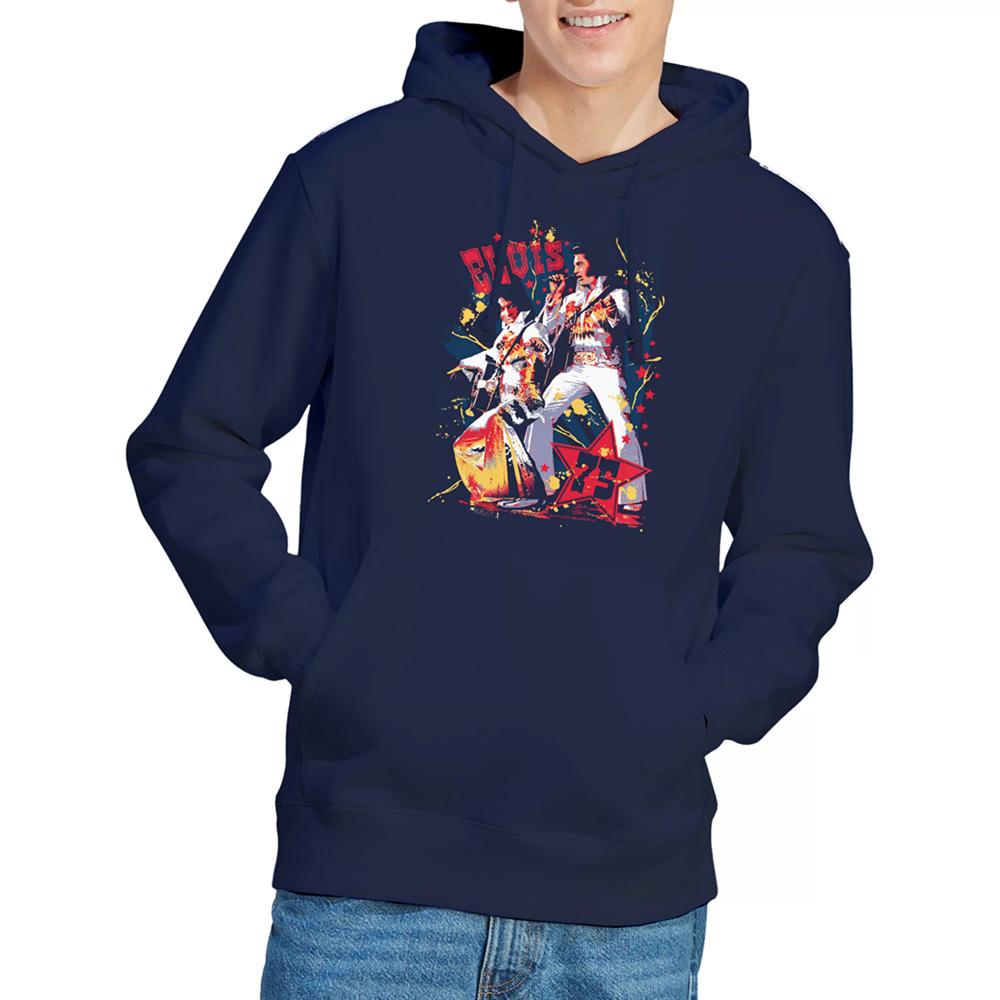 Elvis Presley Unisex Adult Eagle Elvis Hoodie