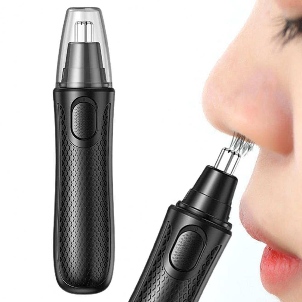 1шт электрический триммер для носа, бритва USB/аккумуляторная, водонепроницаемый триммер для бровей и волос на лице для мужчин и женщин