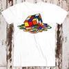 230 Gsm 100% Cotton Melted Rubix Cube Best Seller T Shirt Music Retro Top Tee Gift Cool Unisex 8577