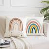 Rainbow Print Throw Pillow Cases Cushion Cover Sofa Home Decor Car Pillowcase Bedroom Children Room Decorative Backrest Cover