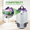 24 Pack 107314 Micro Filter Vacuum Bags Compatible with ProTeam 6 QT Backpack Vacuum, Super Coach Pro 6, ProVac FS 6, GoFit 6, GoFit 6 PLUS and GoFree