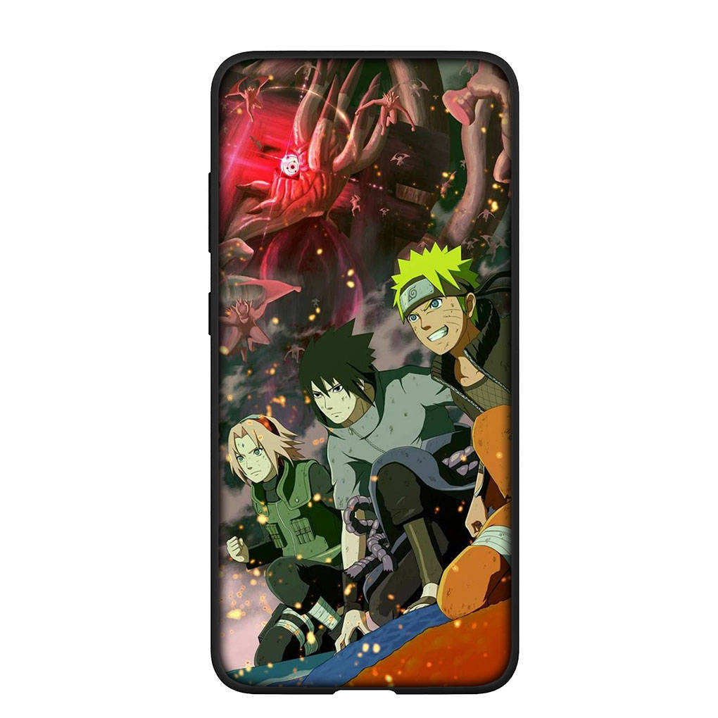 Чехол для телефона Samsung Galaxy S23 S24 iPhone 16 15 14 Xiaomi Redmi Note 13 12 11 Plus 10 Pro Max X XR OPPO Huawei Wallpaper Naruto Uchiha Sasuke Cover