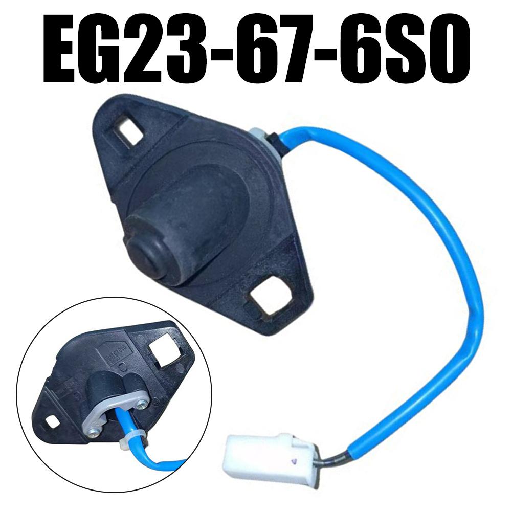 Auto Parts Rear Trunk Switch 1 Pieces ABS Black Car Accessories EG23-67-6S0 Replacement Elegant Design Practical