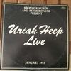 LP Пластинка URIAH HEEP  Uriah Heep Live SRM27503 MERCURY 1973 США Рок Б/У