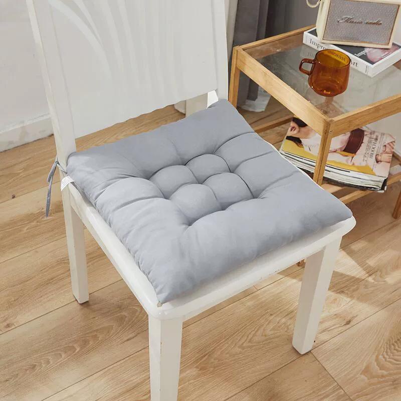Non-slip Thicken Dining Chair Cushion Soft Padded Cushion Nap Pillow Chair Pad Cushion Round Cushion Winter Chair Cushion