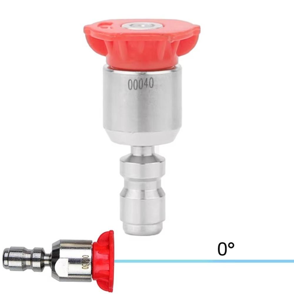 Rotating High Pressure Washer Tips Stainless Steel Rotary Spray Jet Tip Washer Adapter Garden