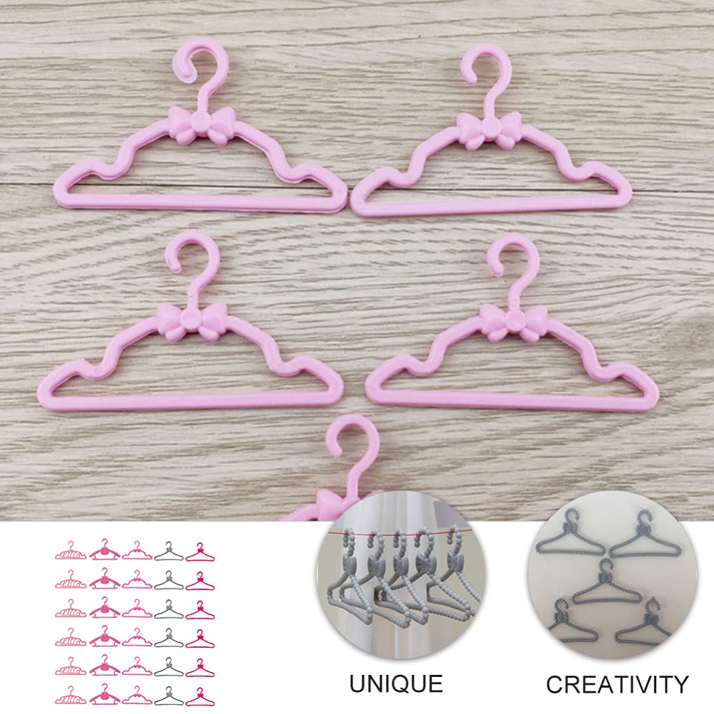 Frcolor Кукольная вешалка Мини-вешалка Вешалка для костюма Держатель костюма Мини-вешалка для одежды для кукол Мини-вешалка для одежды Вешалка для игрушек Стойка для кукол Вешалка для кукол