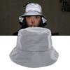 Reflective Hat Skin Friendly Breathable Stylish Cotton Bucket Hat for Women Men for Walking Running Cycling Party Silver Gray