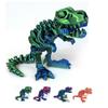 Crystal 3D Printed Crystal Dinosaur Rotatable 3D Articulated Dinosaur Toys Landscaping Decoration