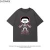 ZAZOMDE Goth Cute Skeleton Cartoon Graphic TShirt Unisex Summer Crew Neck Soft Short Sleeve Dark Fashion Casual Tee 2026 Tee