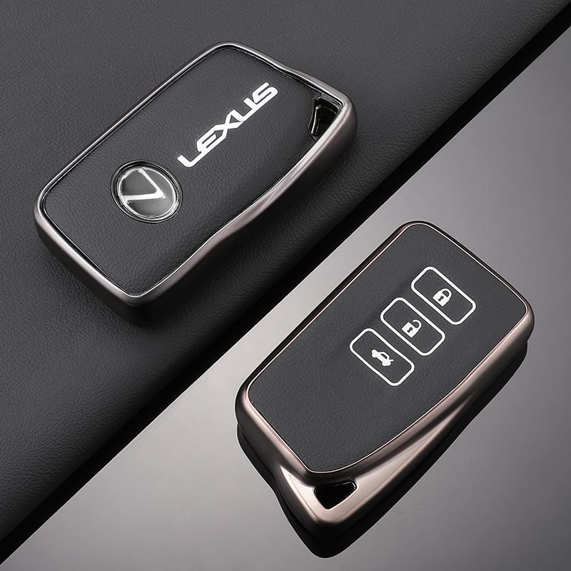 XBE2 TPU Leather Car Remote Key Cover Case Shell For Lexus NX GS RX IS ES GX LX RC 200 250 350 LS 450H 300H Keychain Accessories