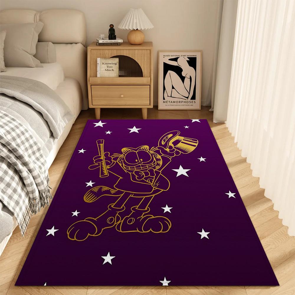 Fashion Entrance Mat Living Room Rugs Decoration G-Garfields Bedroom Carpet for Kitchen Bath Mats Super Absorbent Bathroom Rug