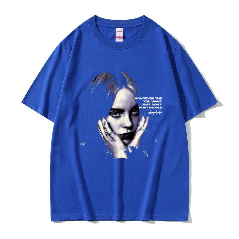 Hit Me Hard and Soft Tour Tshirts Unisex Unisexs Fashion Pop Music T Shirts Unisex Casual Cotton Short Sleeve Tshirt Streetwear