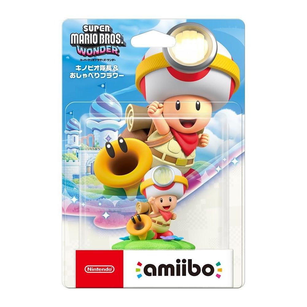Amiibo Капитан Тоад Говорящий Цветок (Серия Супер Марио)