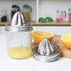 Крышка соковыжималки Mason Jar из нержавеющей стали, ручка для цитрусовых, широкая горловина, верхняя часть для консервирования, ручная соковыжималка с герметичной крышкой