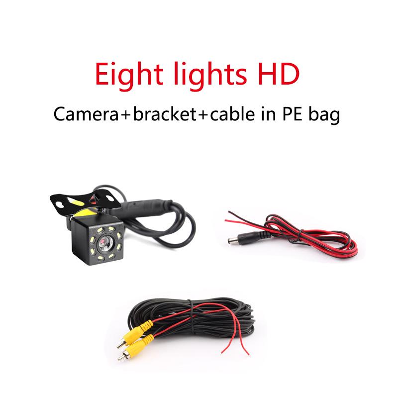 Led Night Vision Car Rear View Camera With Video Cable Universal Reverse Camera Color Image Waterproof Auto Backup Monitor Hd