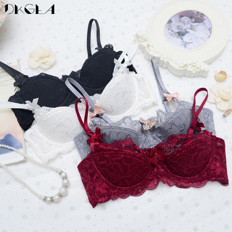 DKGEA Sexy Bra Sets Plus Size Underwear Set Women Lace Brassiere