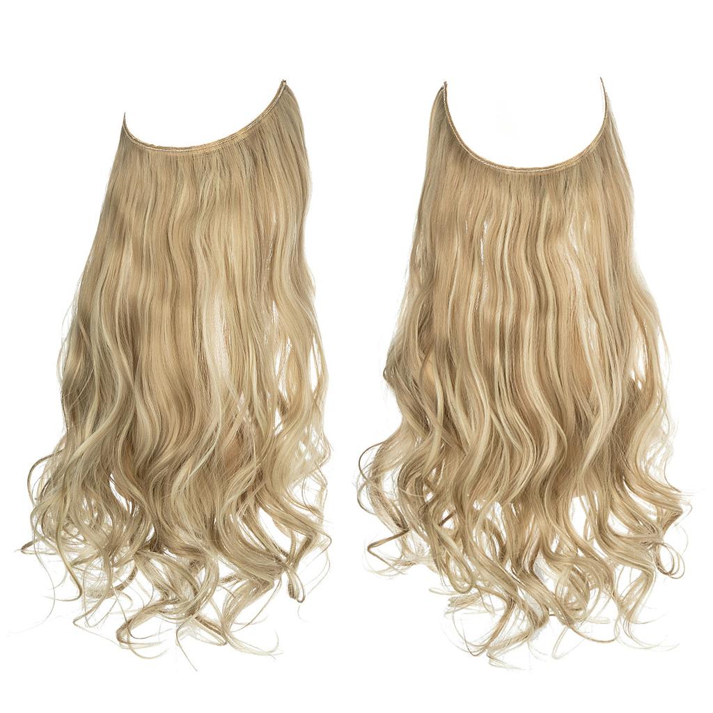 Wigs Have A Large Amount Of Hair, U-Shaped Hair Extensions, Women'S Fishing Line Wigs, Invisible Natural Long Curly Hair