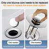 1Pc Floor Drain Filter Mesh Stainless Steel Anti-clog Pop Up Drain Filter Washbasin Bounce Core Sink Strainer Sealing Cover