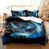 Сине-золотой вихрь 3D комплект постельного белья Набор пододеяльников Кинг Квин Твин Дабл Набор чехлов для одеяла Для дома и декора