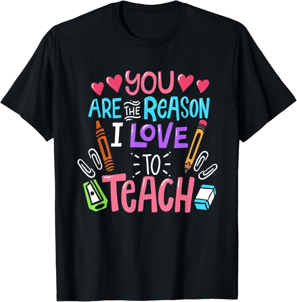 Love To Teach Positive Affirmation Kind Motivational Teacher T-Shirt