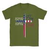 Men T-Shirt Stand For The Flag I Kneel For The Cross Awesome Pure Cotton Tee Shirt Short Sleeve  T Shirts Round Neck Tops Summer