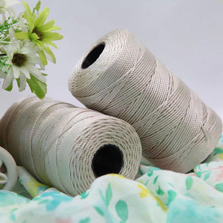 Ice Hemp Yarn: 3-Strand Hand-Woven Crochet DIY Kit