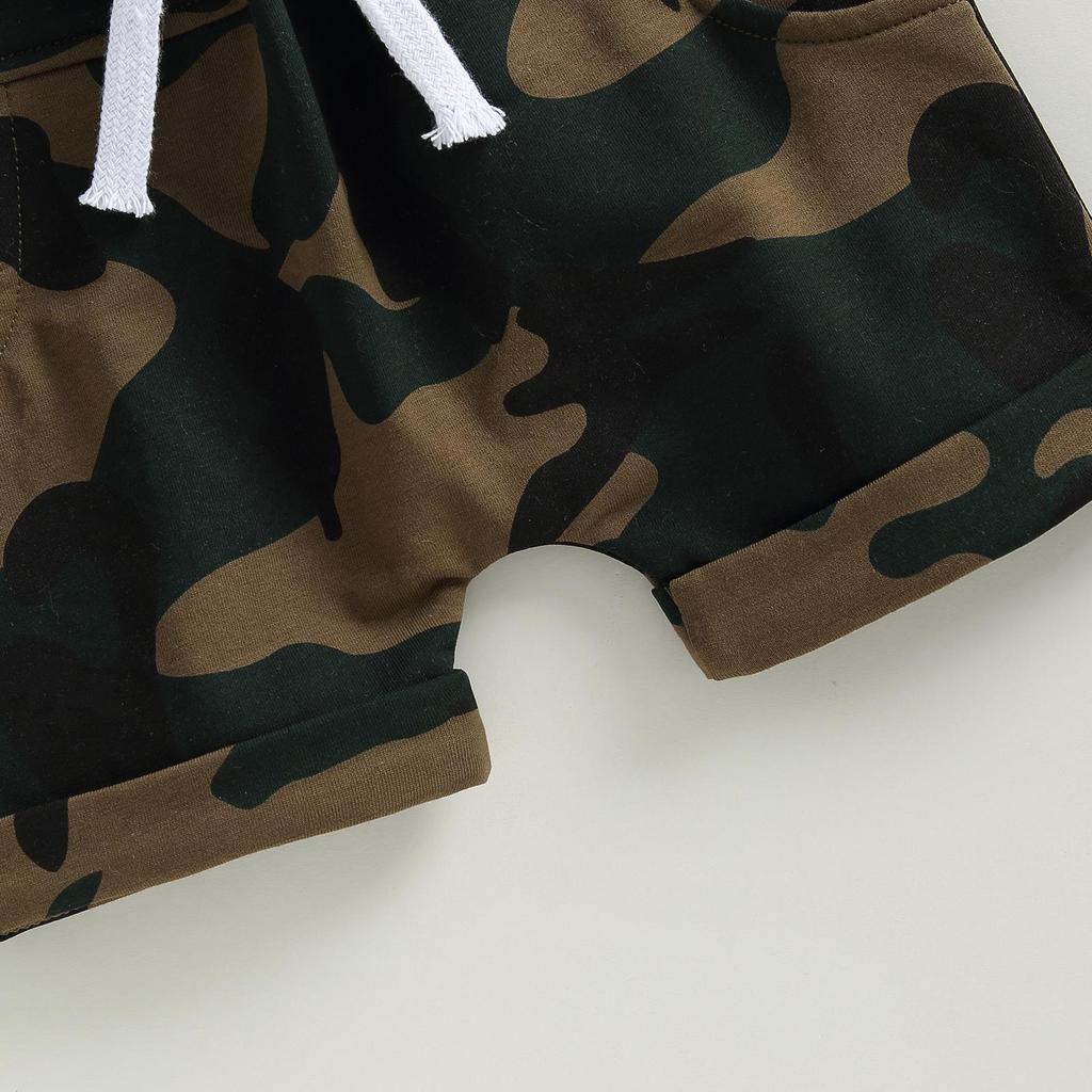 Летняя одежда для маленьких мальчиков, футболка с короткими рукавами для маленьких мальчиков, топы, комплект с шортами на завязках для младенцев