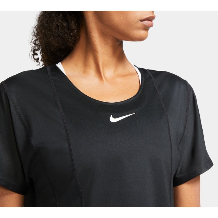 Nike Icon Clash City Sleek Running Top Футболка с коротким рукавом Женские топы Черный CU3033-010