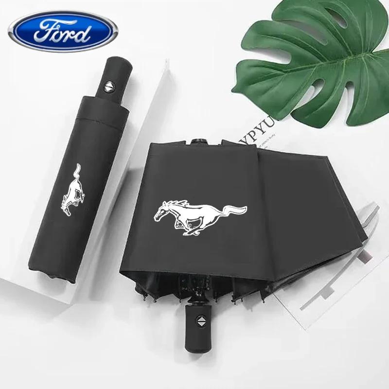 Автомобильная наклейка Автомобильный складной ветрозащитный зонт Ford Для Ford mustang Shelby GT GT500 GT350 Кабриолет Mach-E cobra Товары
