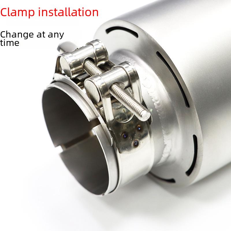 Универсальный матовый сетчатый глушитель из нержавеющей стали для модификации выхлопной трубы автомобиля Golf GTI Tail Throat - идеальная посадка