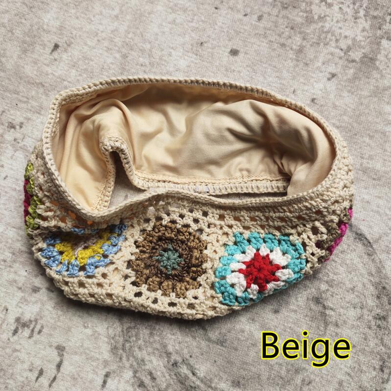 Handmade Crochet Small Square Bikini Set Swimsuit