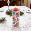 Christmas Vase Filler Decoration Plastic Green Red Cane Canes Water Beads Faux