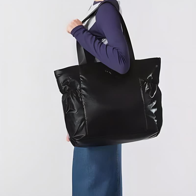 New PUMA Fabric Tote Bag Shopping Bag Shoulder Bags Regular Women's Black 091291-01