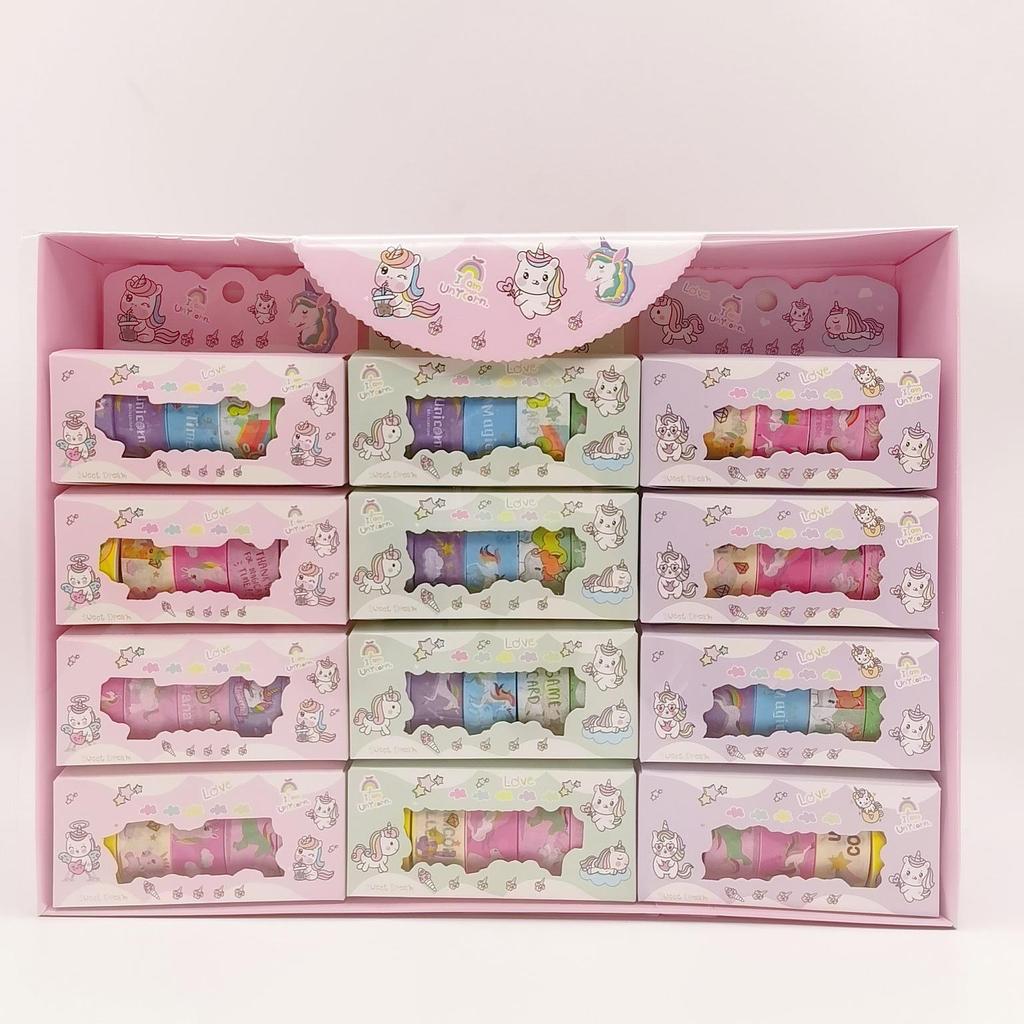 Мультяшный набор стикеров из васи-ленты Sanrio в подарочной коробке