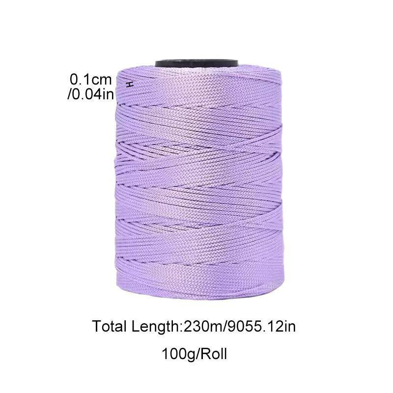 100g/Roll Hand Knitting Hat Woven Yarn Shoes Ice Cotton Silk Thread Crafts Crochet Thread DIY Hollow Thread Bag