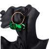 Flower Colorful Sequin Earrings In Alloy For Trendy And Creative Style