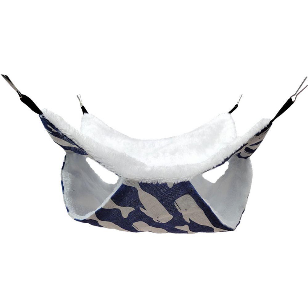 Fashion Plush Double Layer Squirrel Beds Hamster Cage Pet Sleeping Bag Pet Hammock