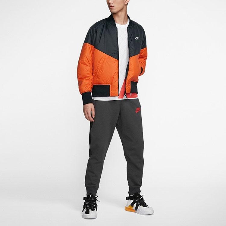 Nike Двусторонняя куртка с синтетическим наполнением NSW Мужская куртка черная CZ4907-010