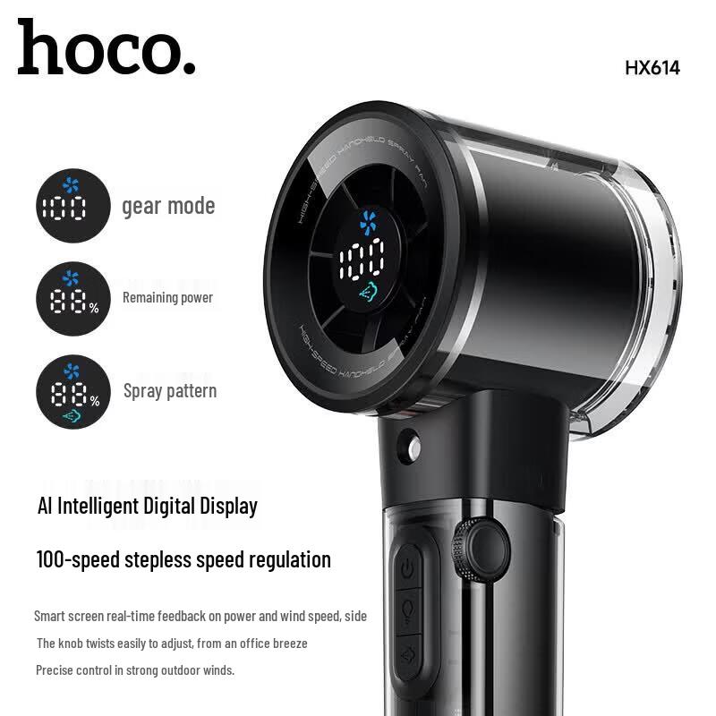 HOCO. HX614 Portable Misting Fan with LED Light