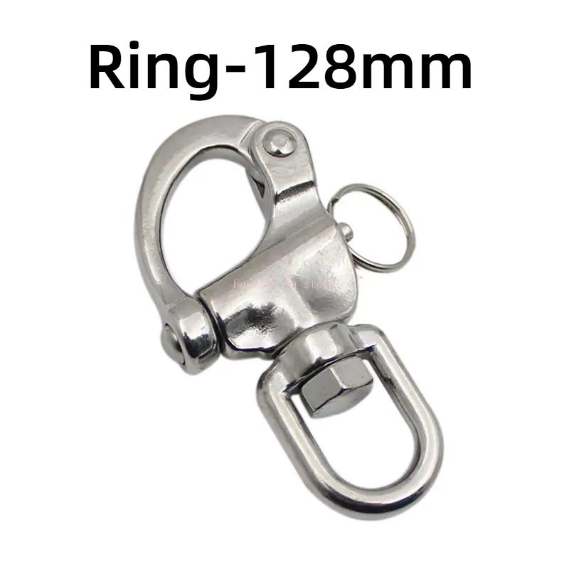 316 Stainless Steel Swivel Shackle Quick Release Boat Anchor Chain Eye Shackle Swivel Snap Hook For Marine Architectural