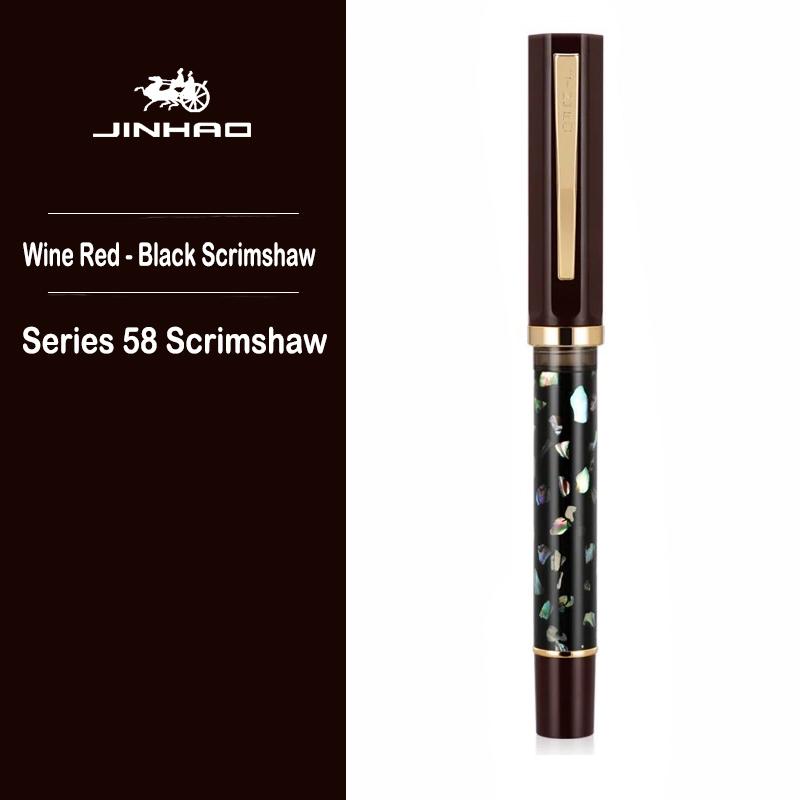 Перьевая ручка JINHAO 58D 6 цветов F EF перо Чернильная ручка Пишущая ручка для каллиграфии PK HONGDIAN MAJOHN Канцелярские товары Школьные офисные принадлежности